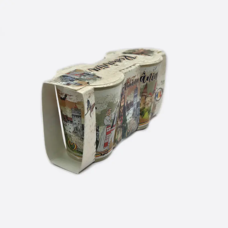 Romania, set 2 pahare shot, model 382398